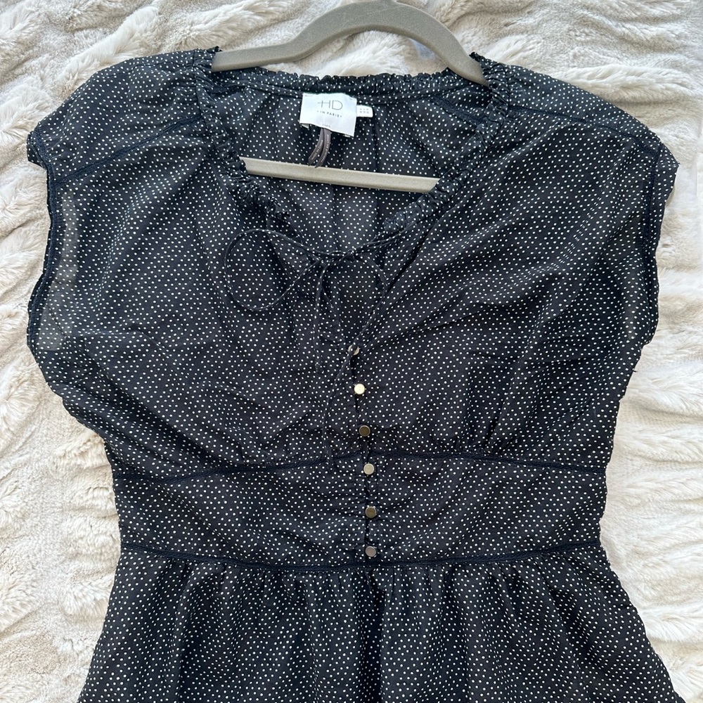 HD in Paris Black and White Patterned Dress